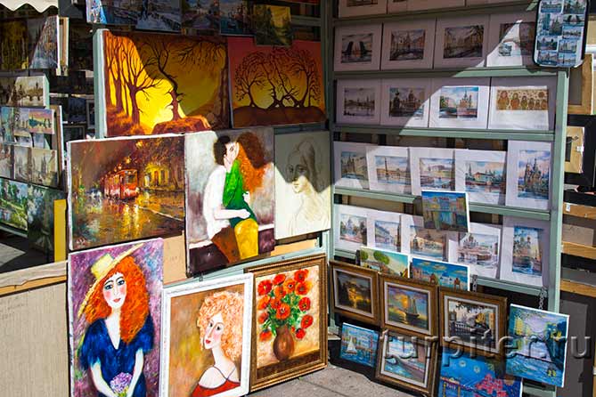 выставка картин на Невском проспекте