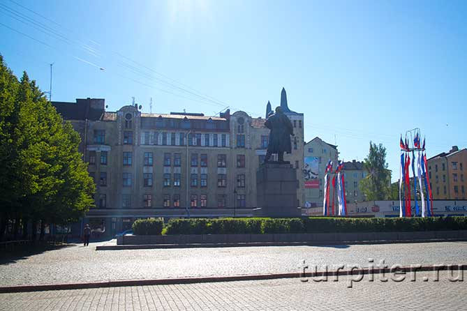 Памятник Владимиру Ленину Выборг