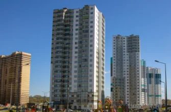 много новых жилых домов новая охта