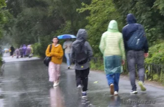 сильный дождь в Санкт-Петербурге