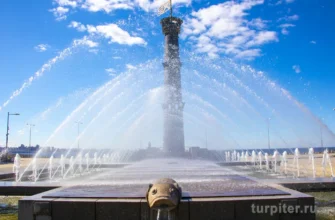 Фонтан в Парке 300-летия Санкт-Пеетрбурга
