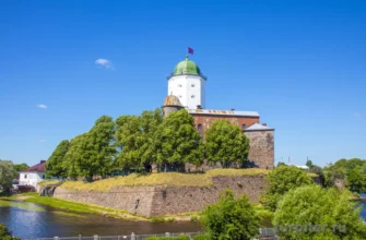 Выборгский замок на острове
