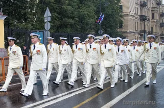 День ВМФ 2025 парадный строй моряков