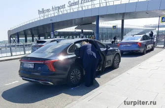 автомобиль приехал в аэропорт пулково