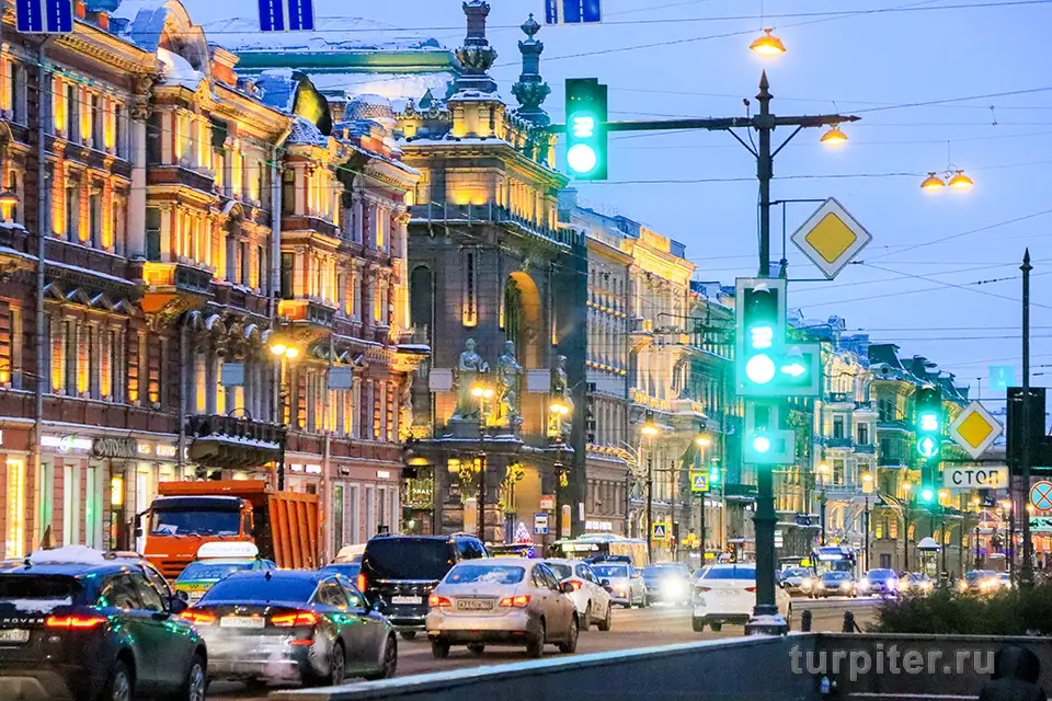 зима в санкт-петербурге